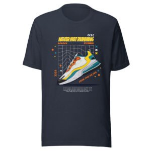 Never Not Running - T-shirt unisexe