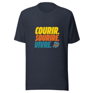 Courir Sourire Vivre - T-shirt unisexe